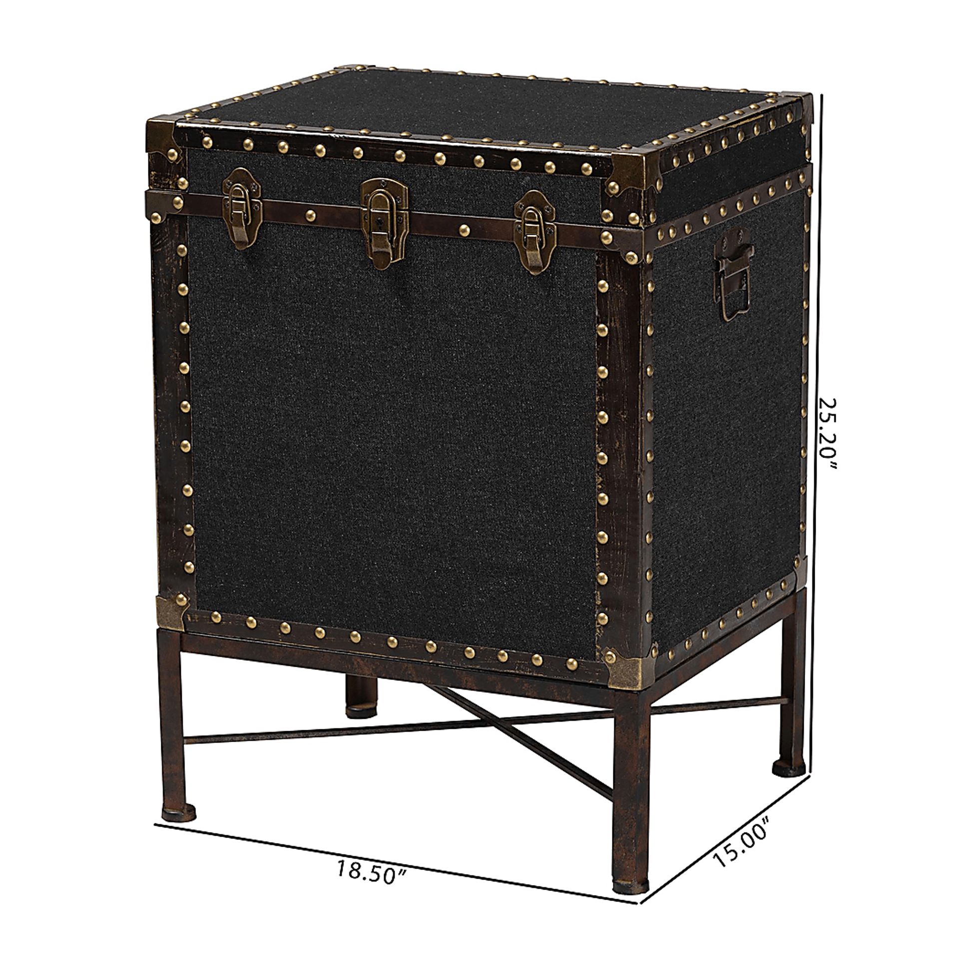 Brownsy II Black End Table - Image 3