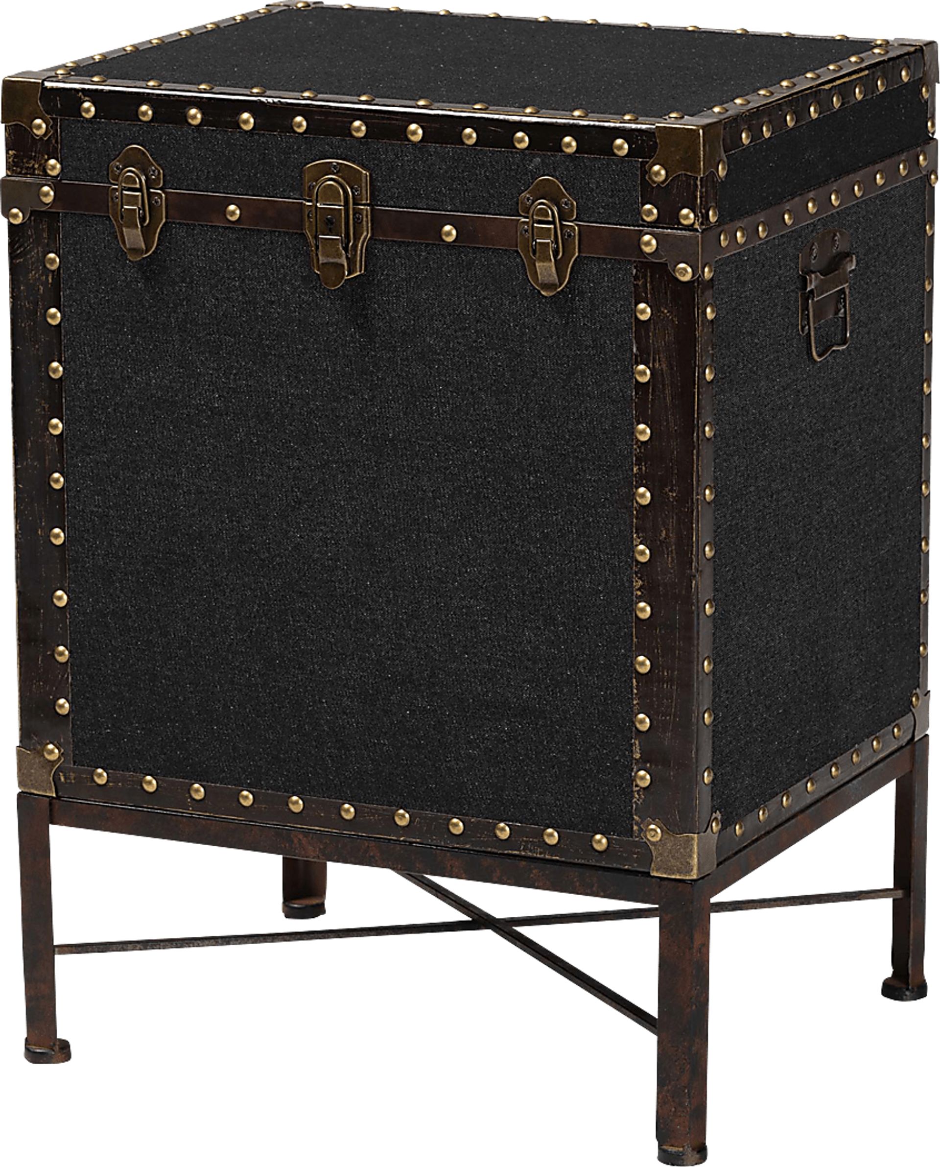 Brownsy II Black End Table - Image 1