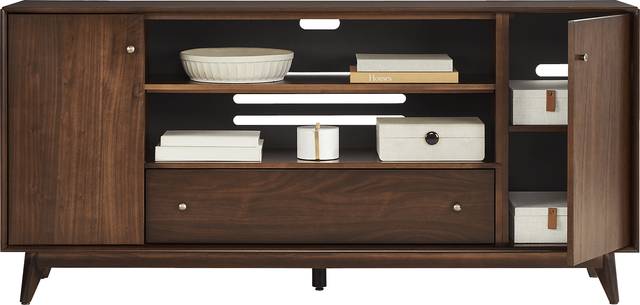 Broxbern Walnut 76 in. Console - Thumbnail - Image 2