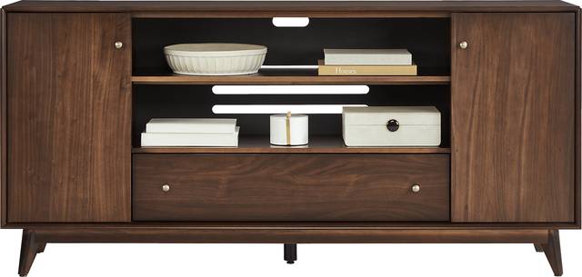 Broxbern Walnut 76 in. Console - Thumbnail - Image 3