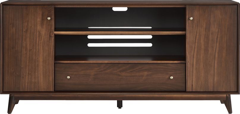 Broxbern Walnut Finish 76 in. Console