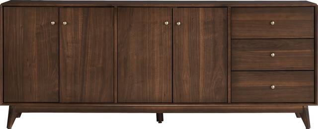 Broxbern Walnut Credenza - Thumbnail - Image 1
