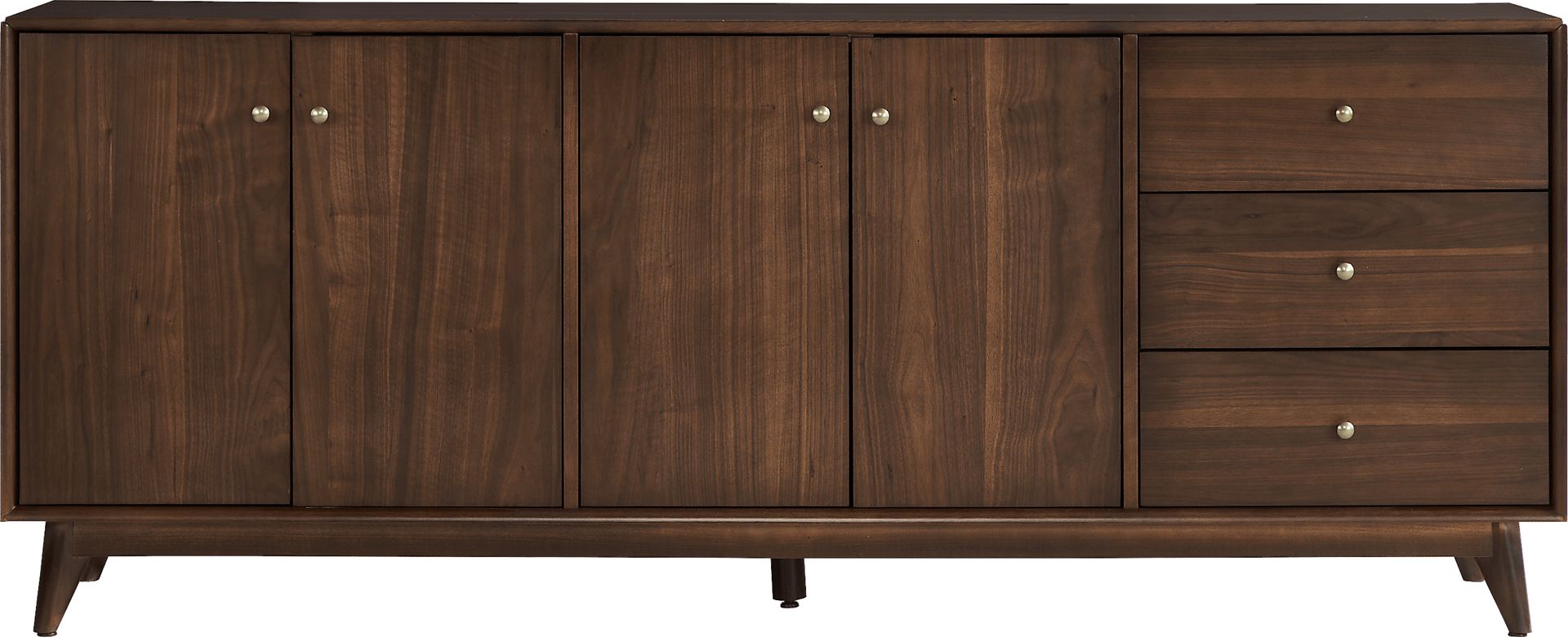 Broxbern Walnut Credenza - Image 1