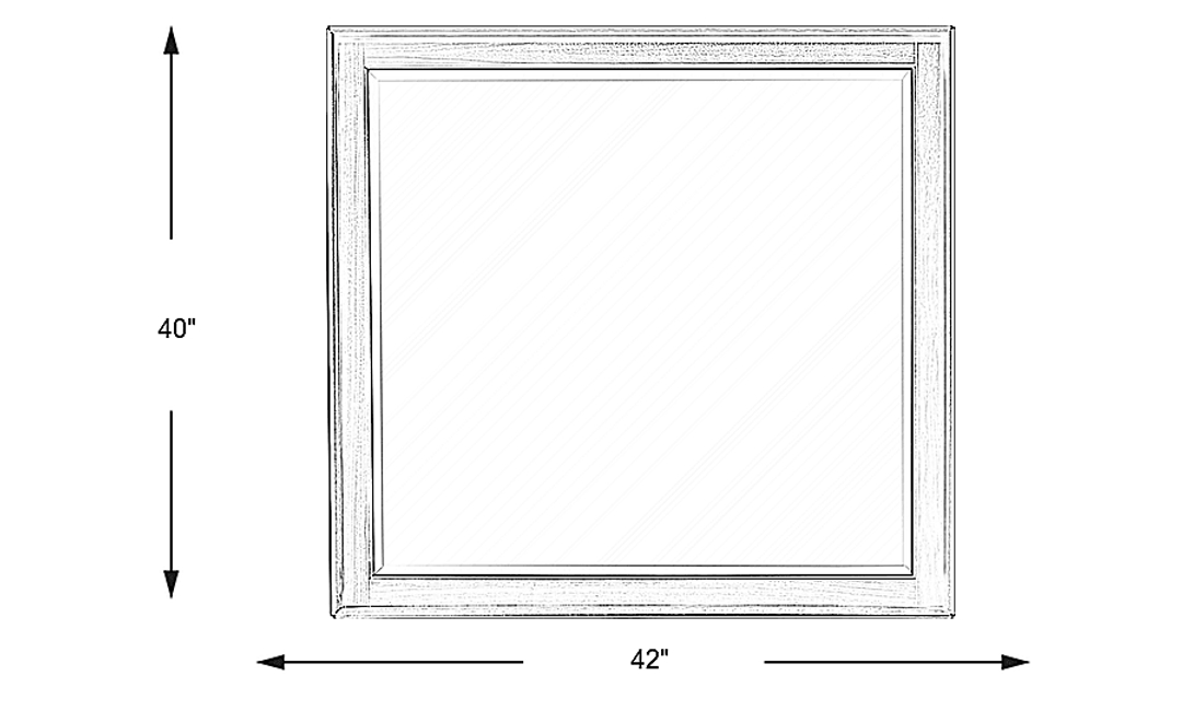 Broxbern Walnut Mirror