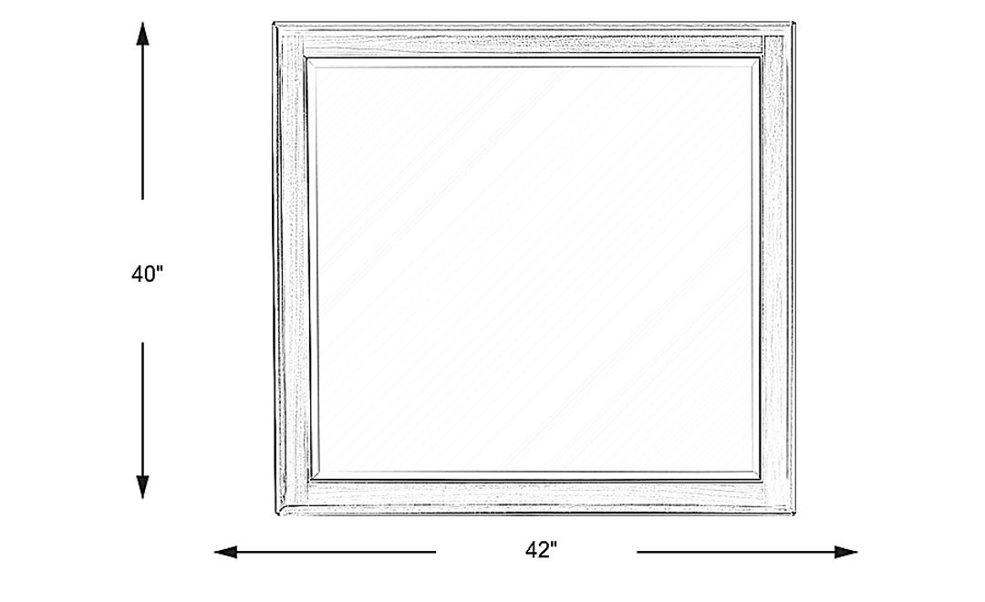 Broxbern Walnut Mirror