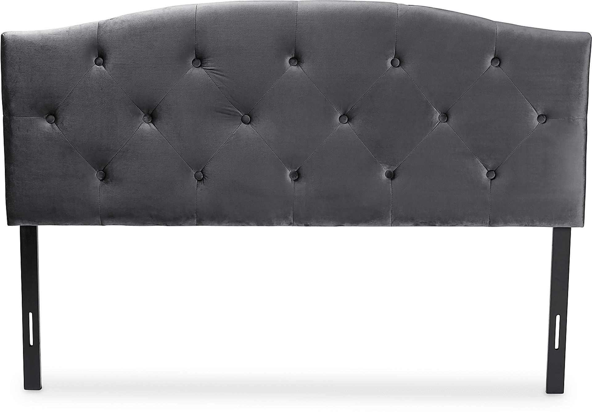 Broxbourne Gray Queen Upholstered Headboard - Image 3
