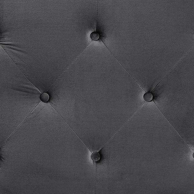 Broxbourne Gray Queen Upholstered Headboard - Thumbnail - Image 4