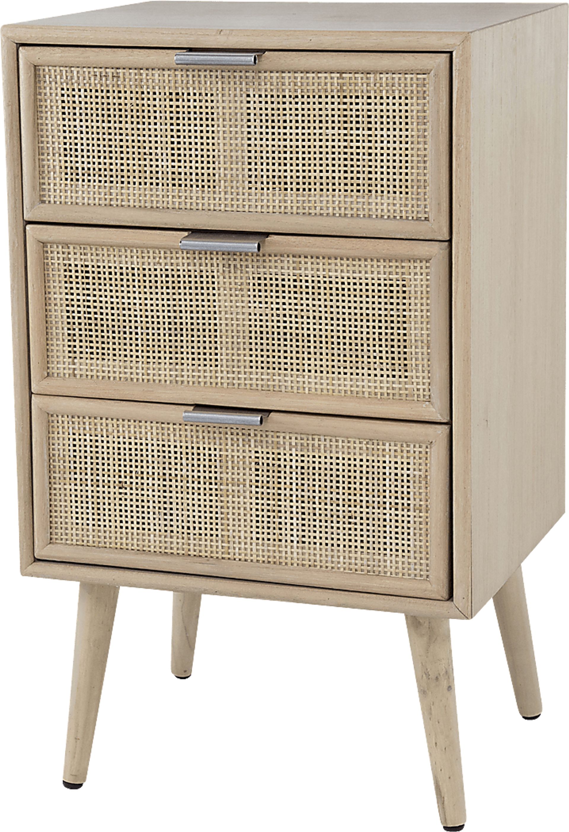 Broxburn Natural 3 Drawer Accent Cabinet - Image 1