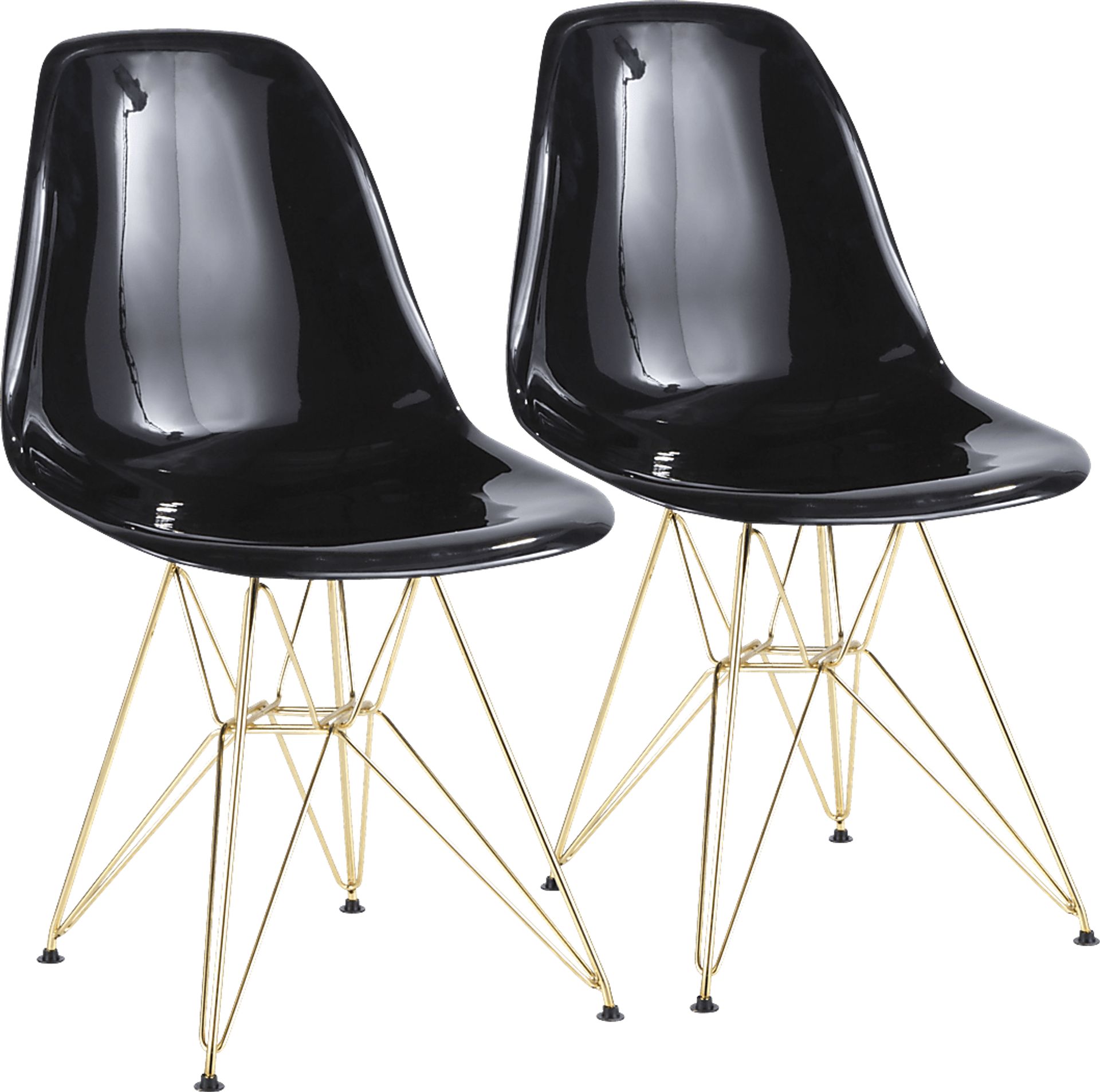 Broxton Black Dining Chair (Set of 2) - Image 1