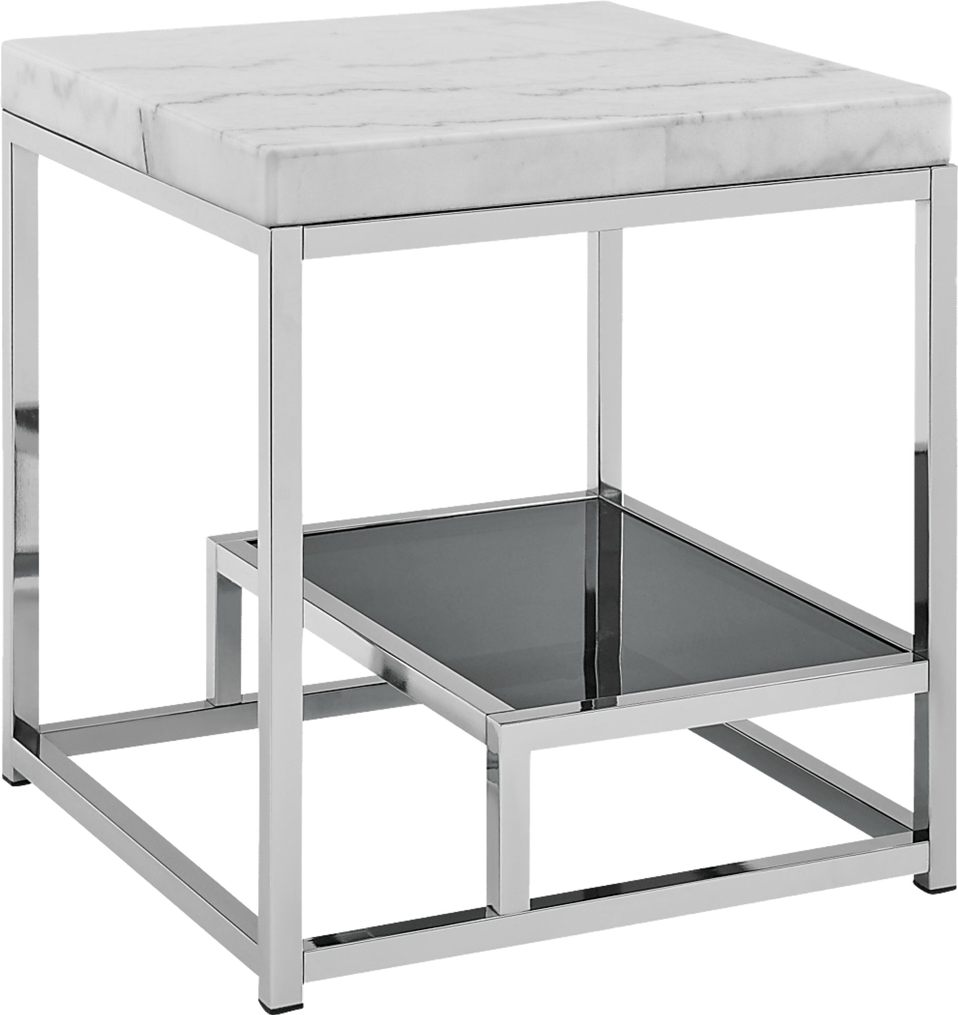 Brudertonas White End Table - Image 1