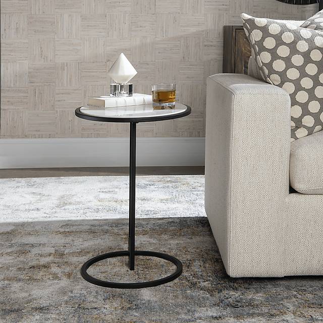 Bruhilde Black Accent Table - Thumbnail - Image 3