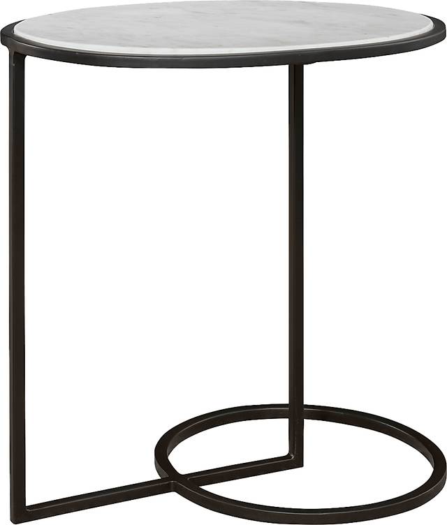 Bruhilde Black Accent Table - Thumbnail - Image 1