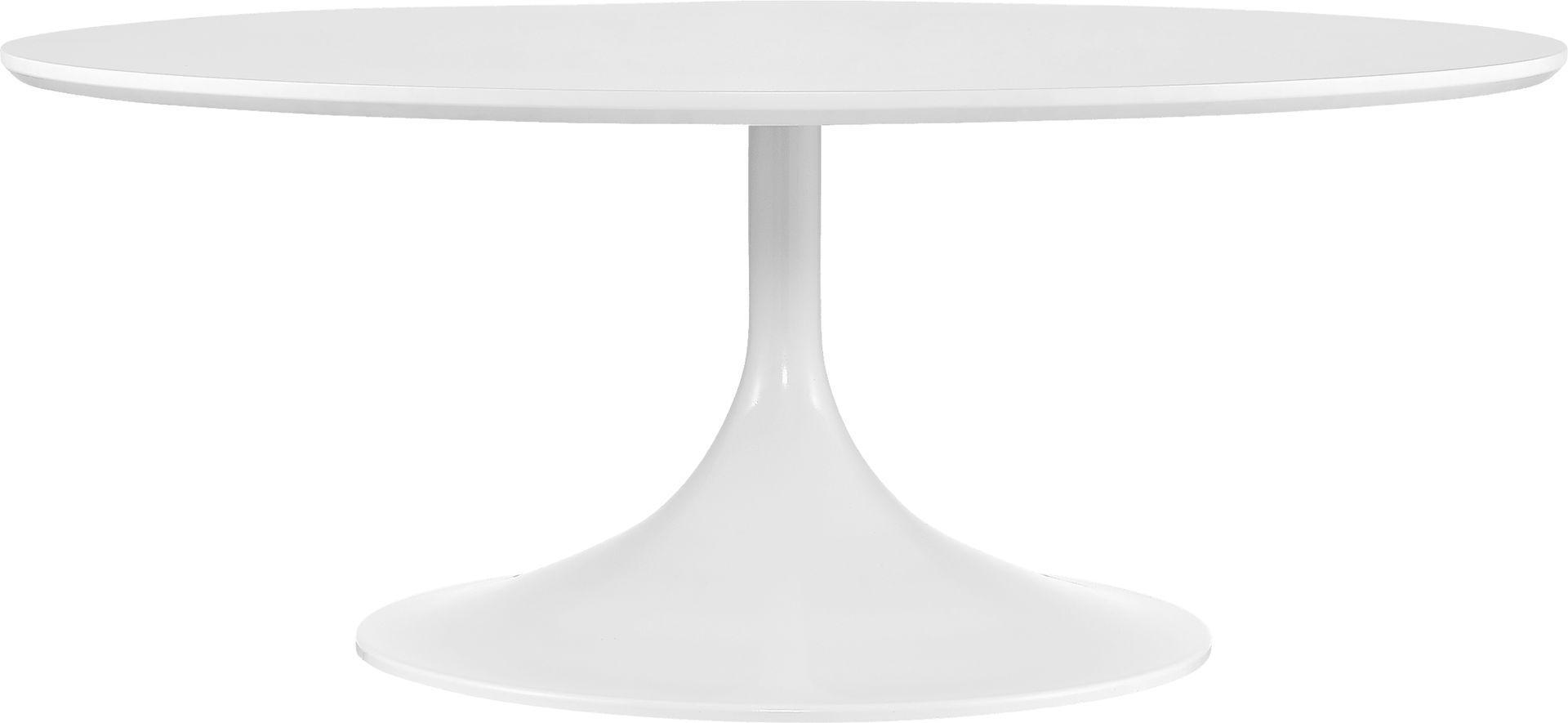 Bruine III White Cocktail Table - Image 1