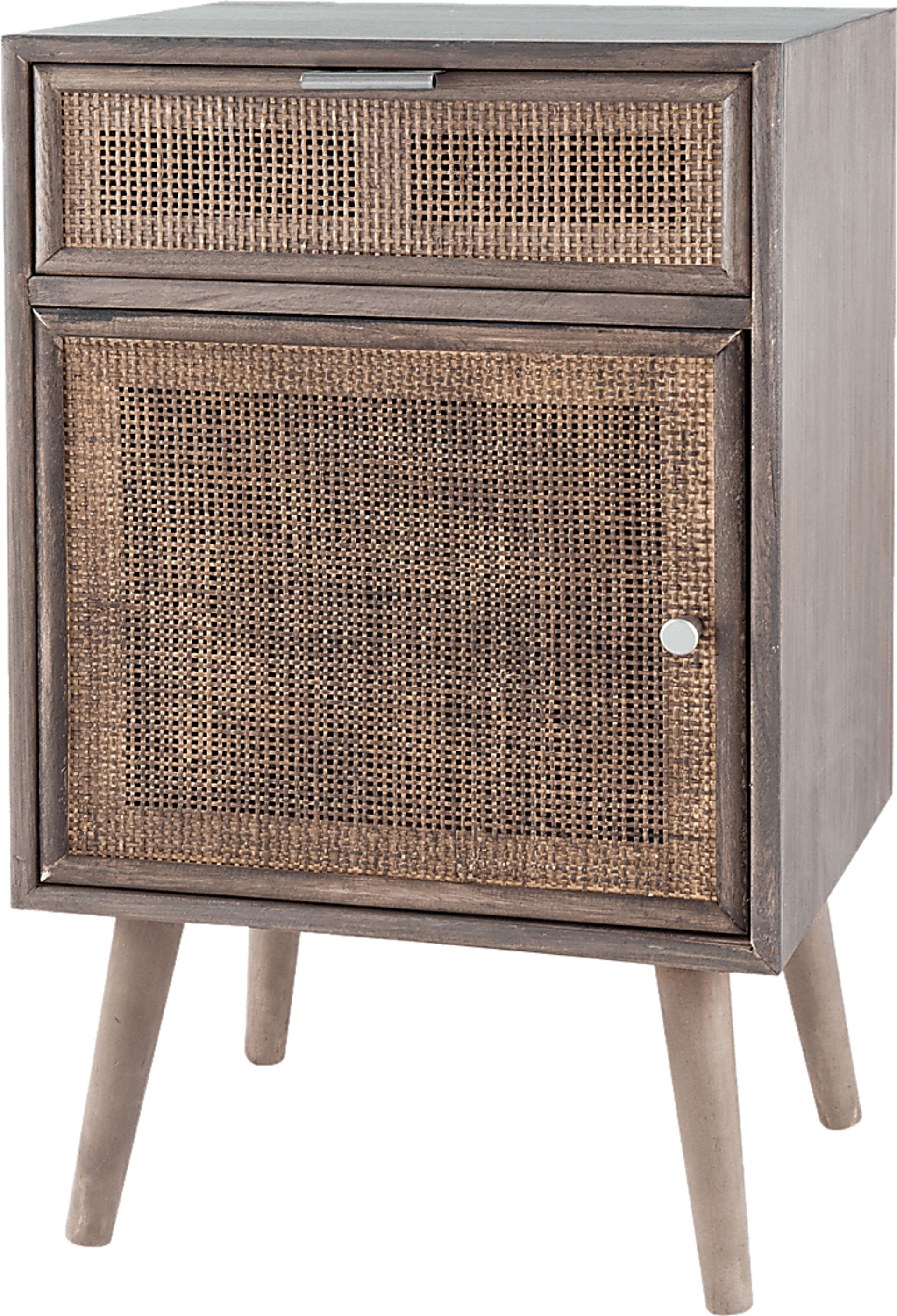 Brumana Gray 1 Drawer Accent Cabinet - Image 1