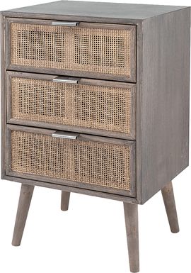 Brumana Gray 3 Drawer Accent Cabinet
