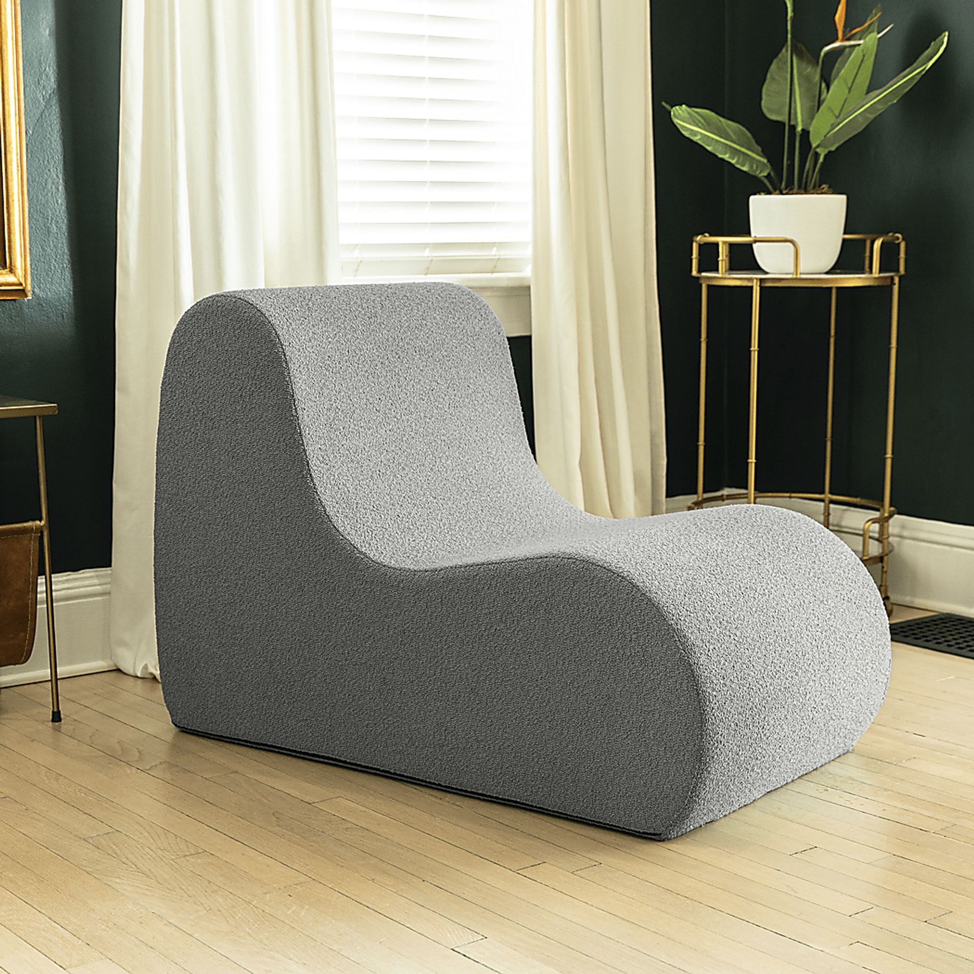 Brumley Dark Gray Accent Chair - Image 2