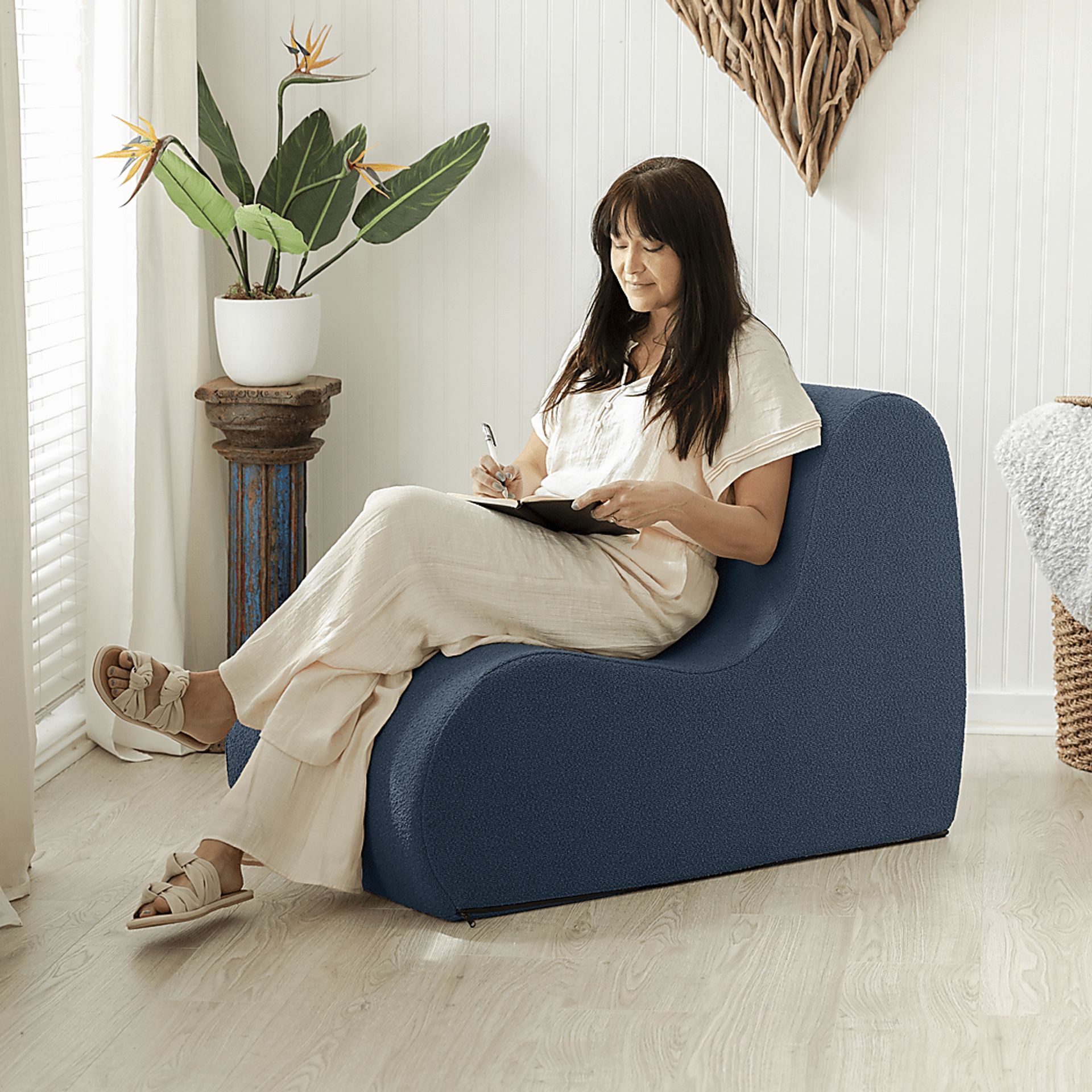 Brumley Navy Accent Chair - Image 4
