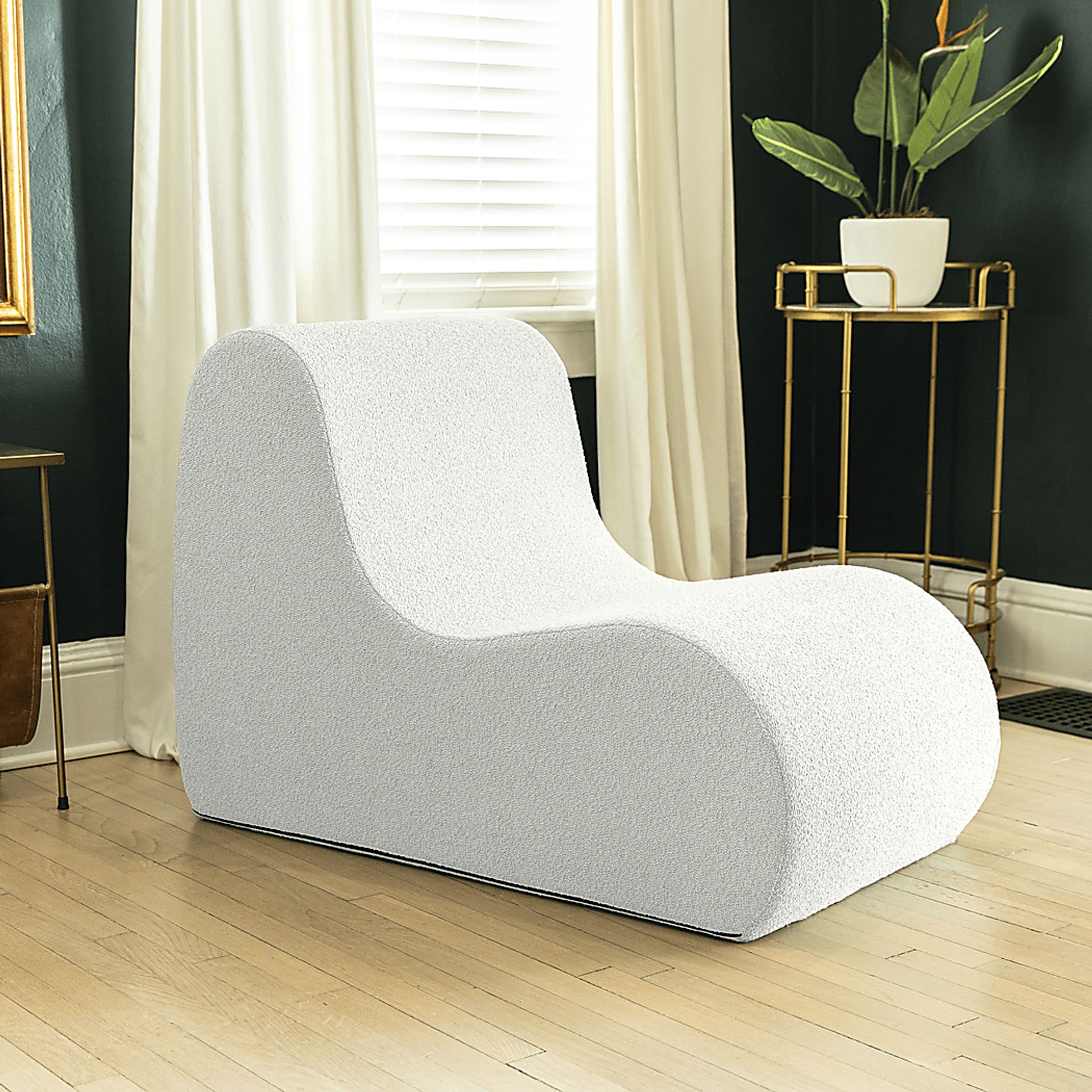 Brumley White Accent Chair - Image 2