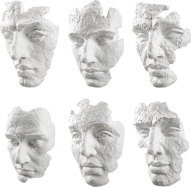 Brummi White Wall Decor, Set of 6 - Thumbnail - Image 4