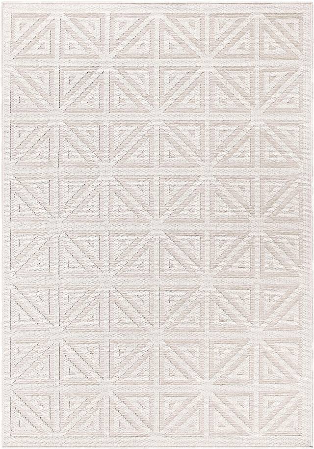 Brundidge White 7'10 x 10'10 Rug - Thumbnail - Image 1