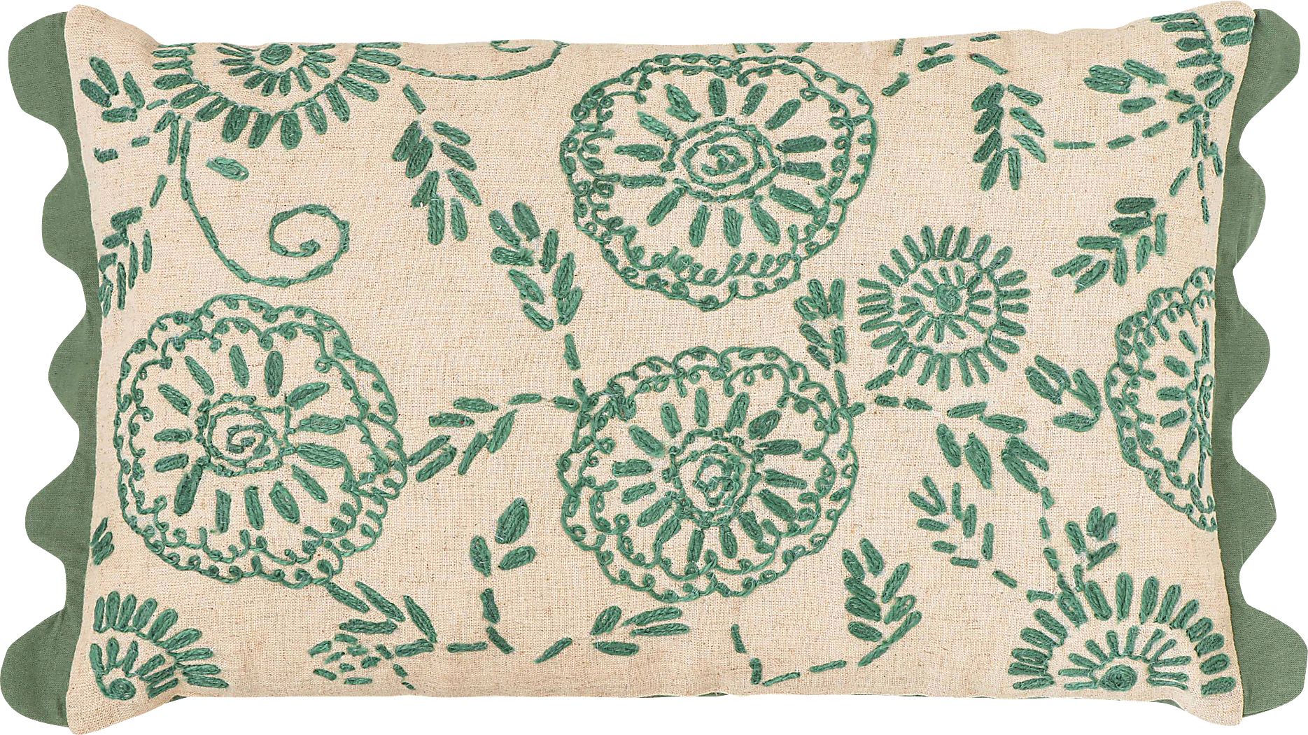 Brundisi Green Accent Pillow