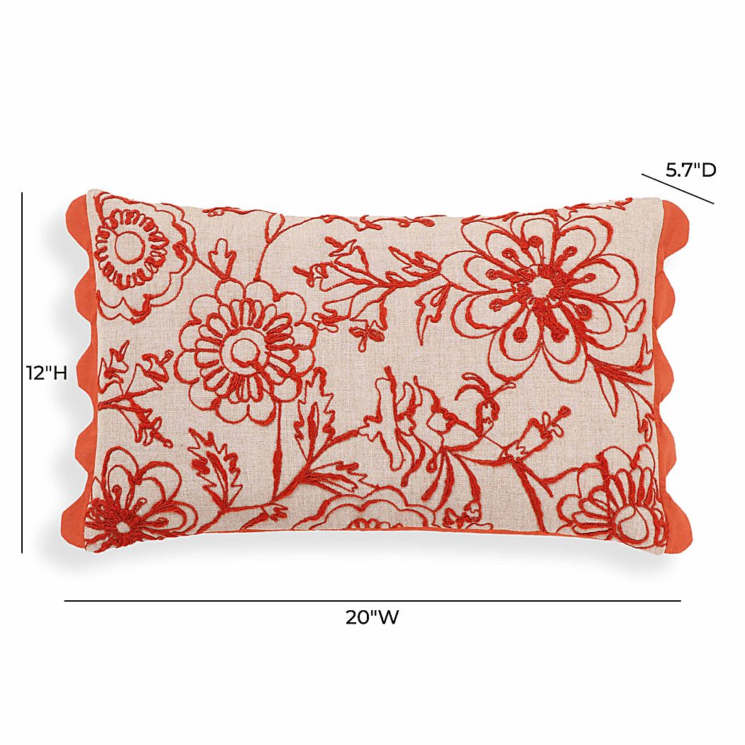 Brundisi Orange Accent Pillow - Thumbnail 4