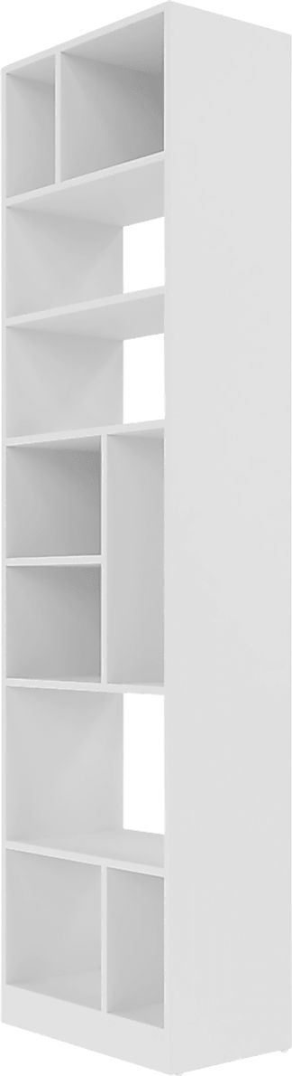Brundrette I White Bookcase