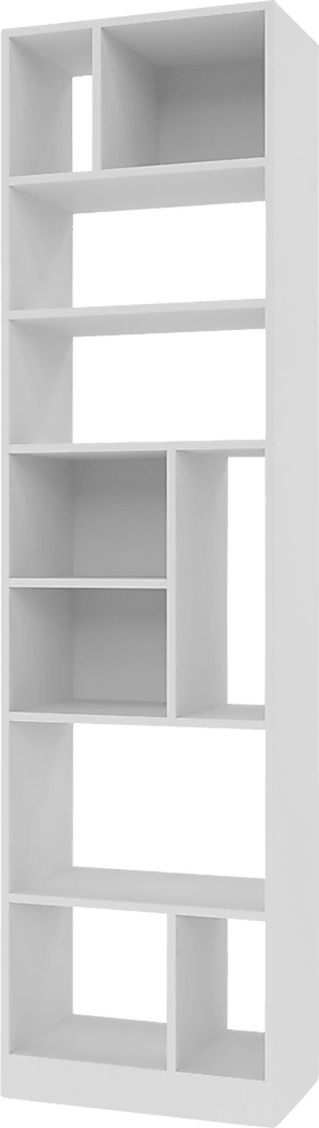 Brundrette I White Bookcase - Thumbnail - Image 1