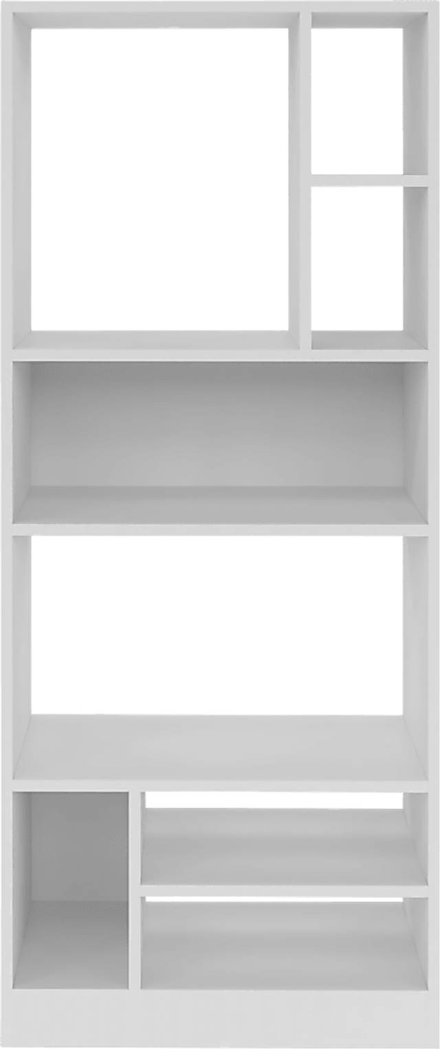 Brundrette II White Bookcase - Thumbnail - Image 4