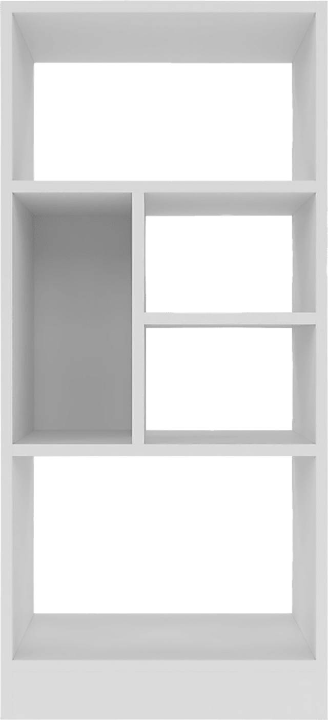 Brundrette III White Bookcase - Thumbnail - Image 4
