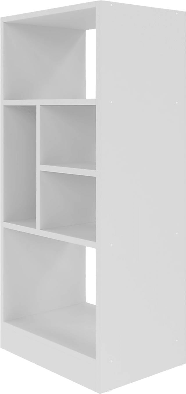 Brundrette III White Bookcase - Thumbnail - Image 5