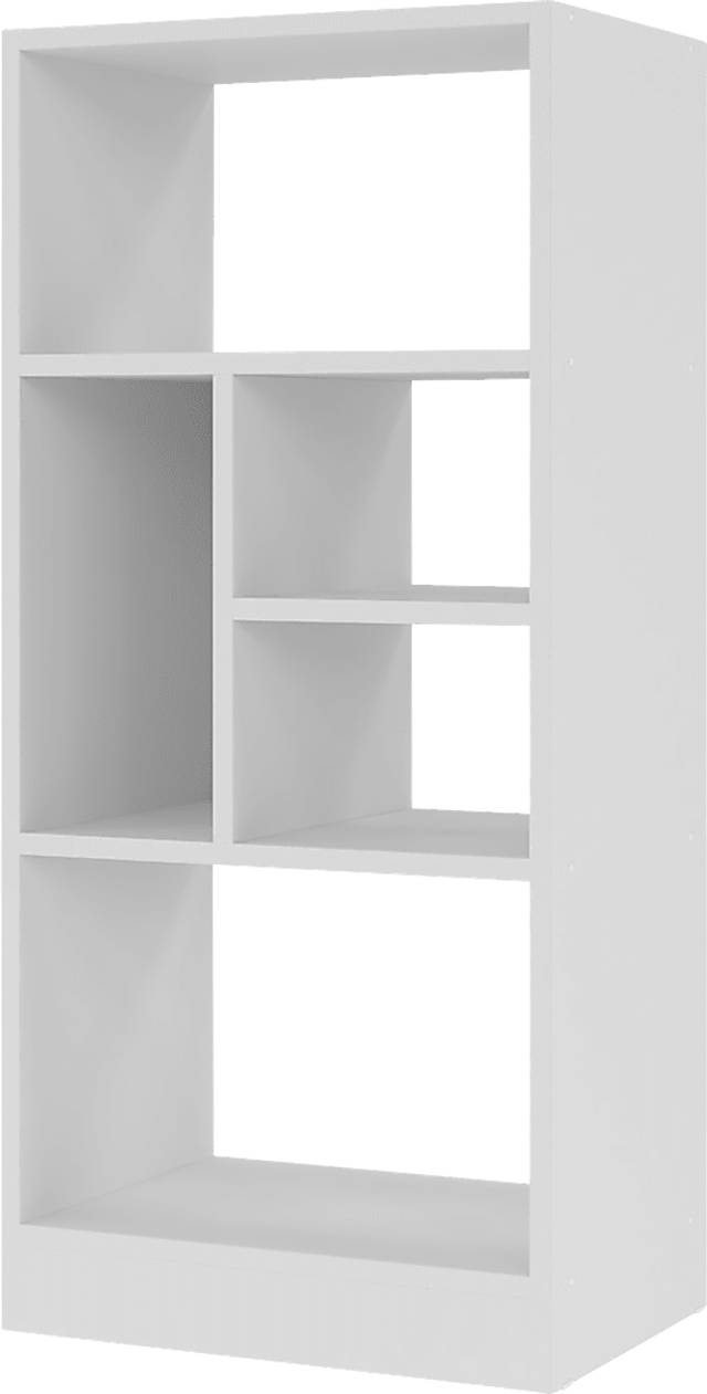 Brundrette III White Bookcase - Thumbnail - Image 1