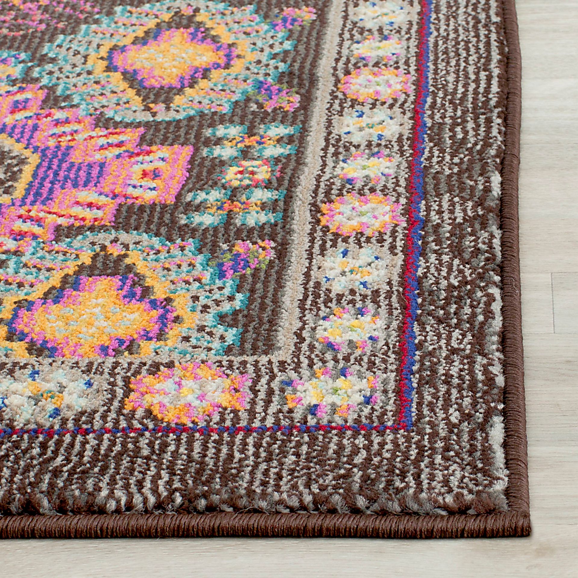 Brunelle Brown 5'1 x 7'7 Rug - Image 2