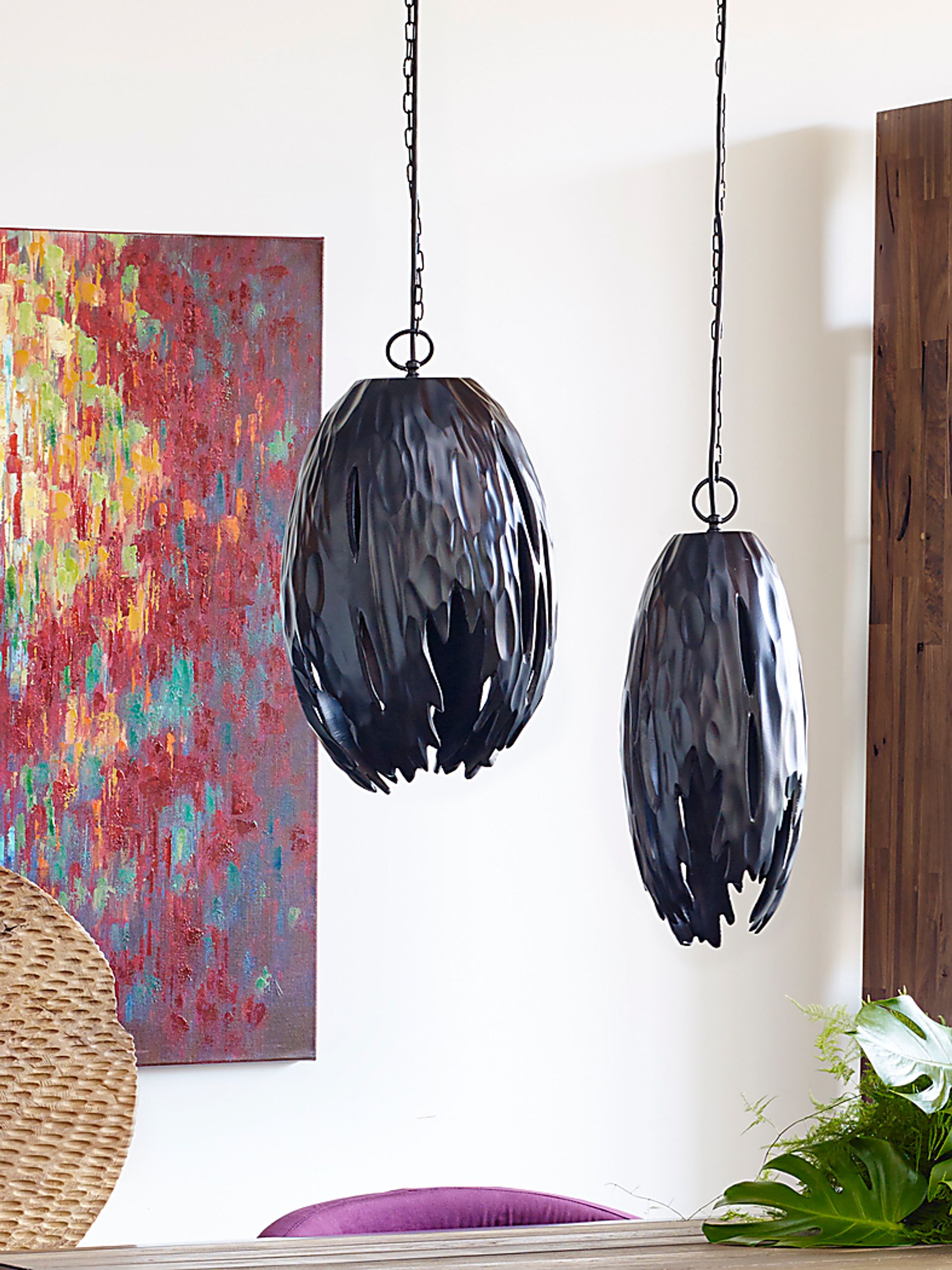 Brunhilda Small Black Chandelier - Image 3