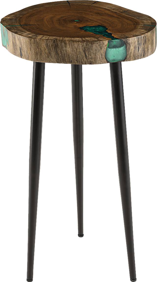 Bruning Brown Accent Table - Thumbnail - Image 1