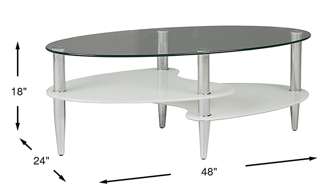 Brunson Silver Cocktail Table