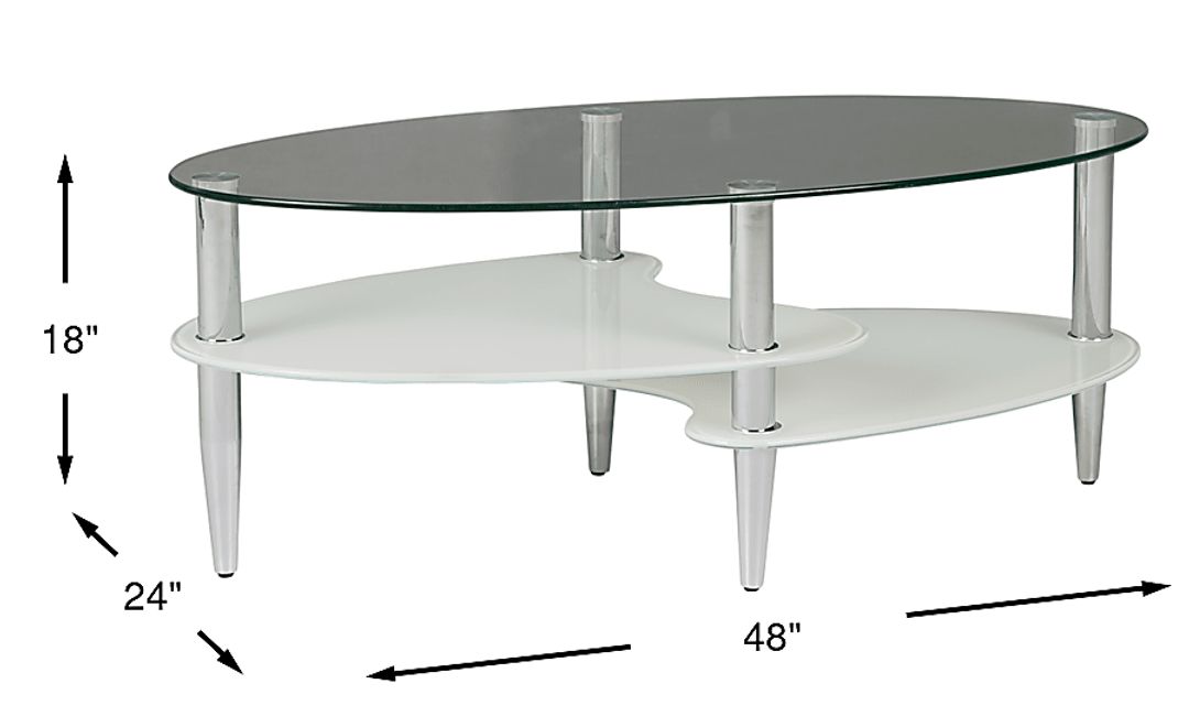 Brunson Silver Cocktail Table