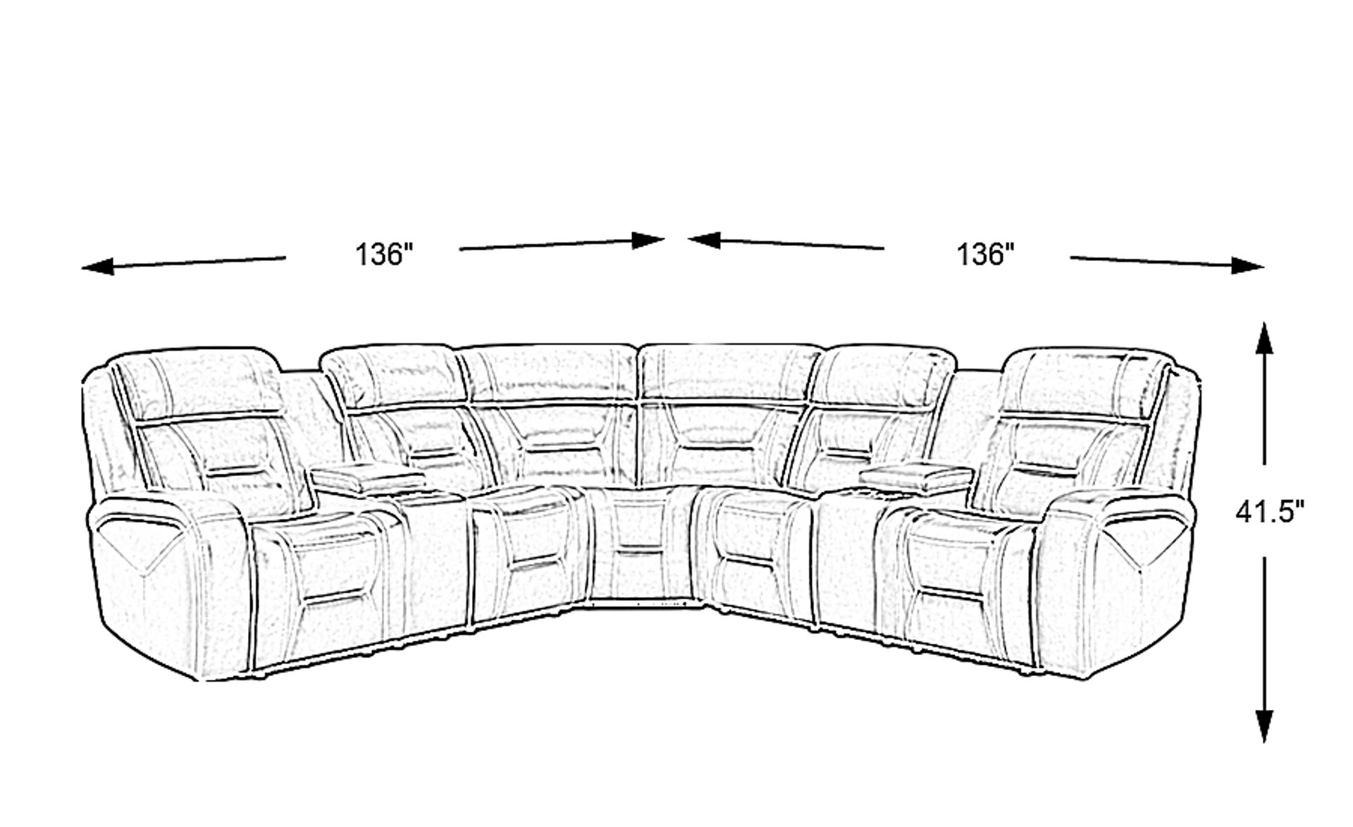 Dimension Image. Please refer to the Dimension Tab on this page for dimension details.