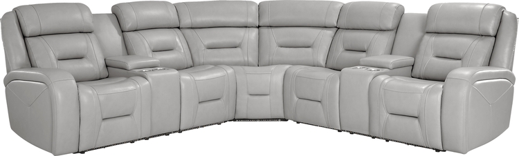 3 pc dual power reclining sectional