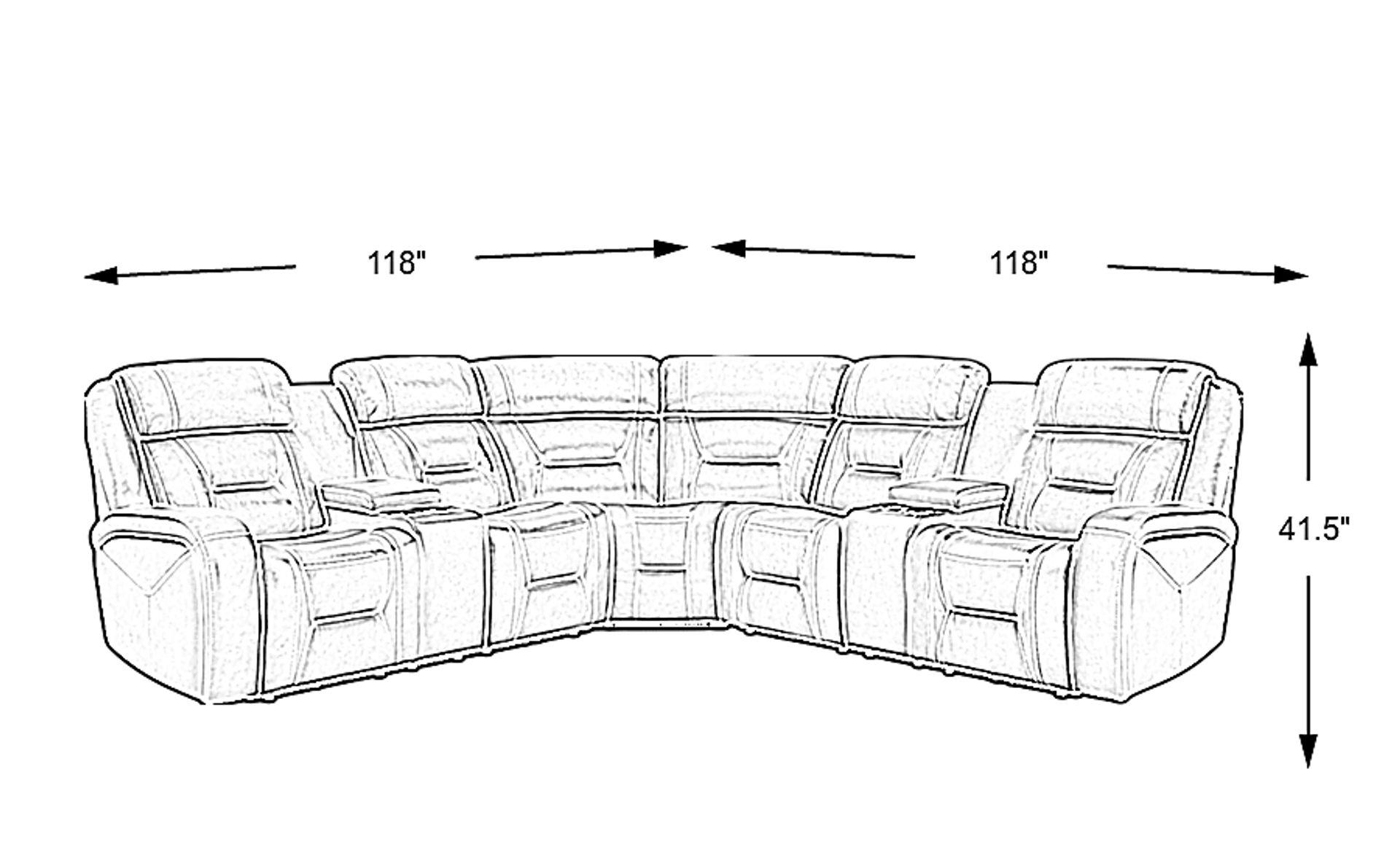 Dimension Image. Please refer to the Dimension Tab on this page for dimension details.
