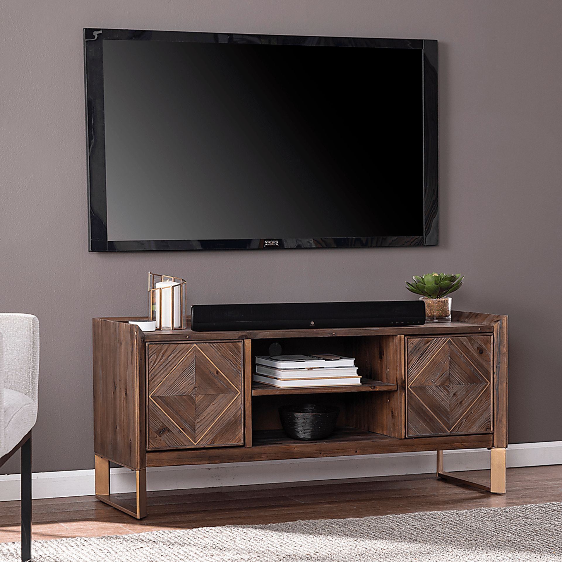 Brushboro Brown 50 in. Console - Image 7