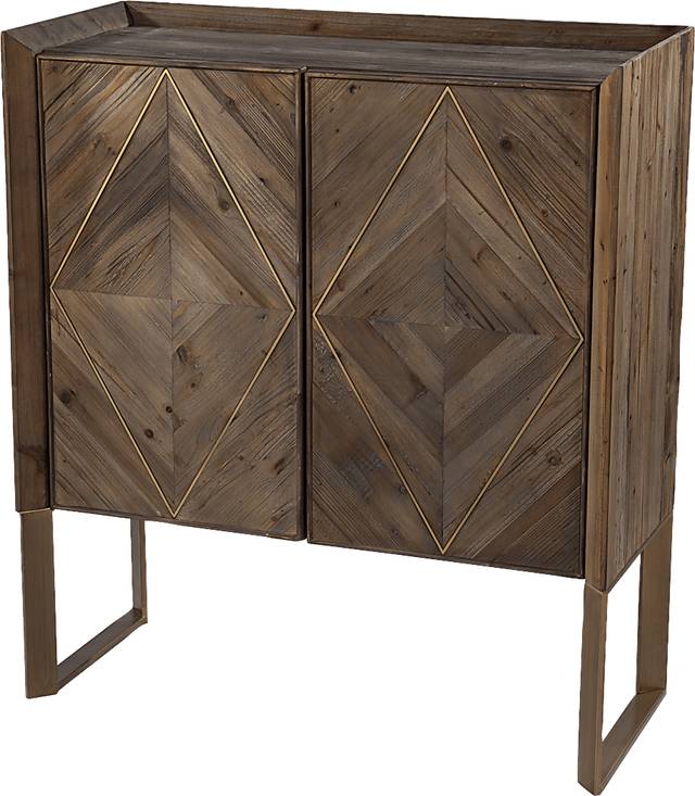 Brushboro Brown Accent Cabinet - Thumbnail - Image 1