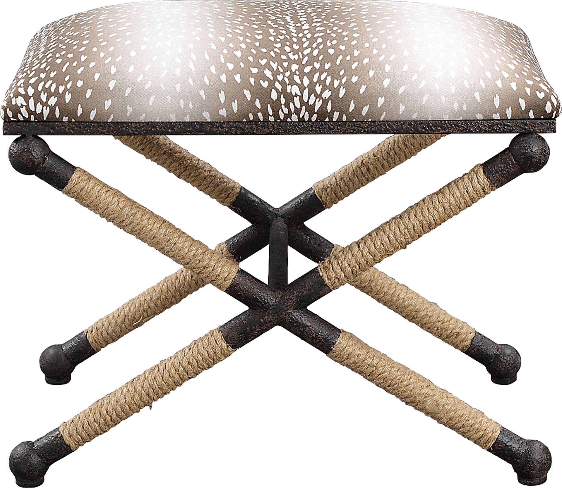 Bruxton Brown Accent Bench - Image 5