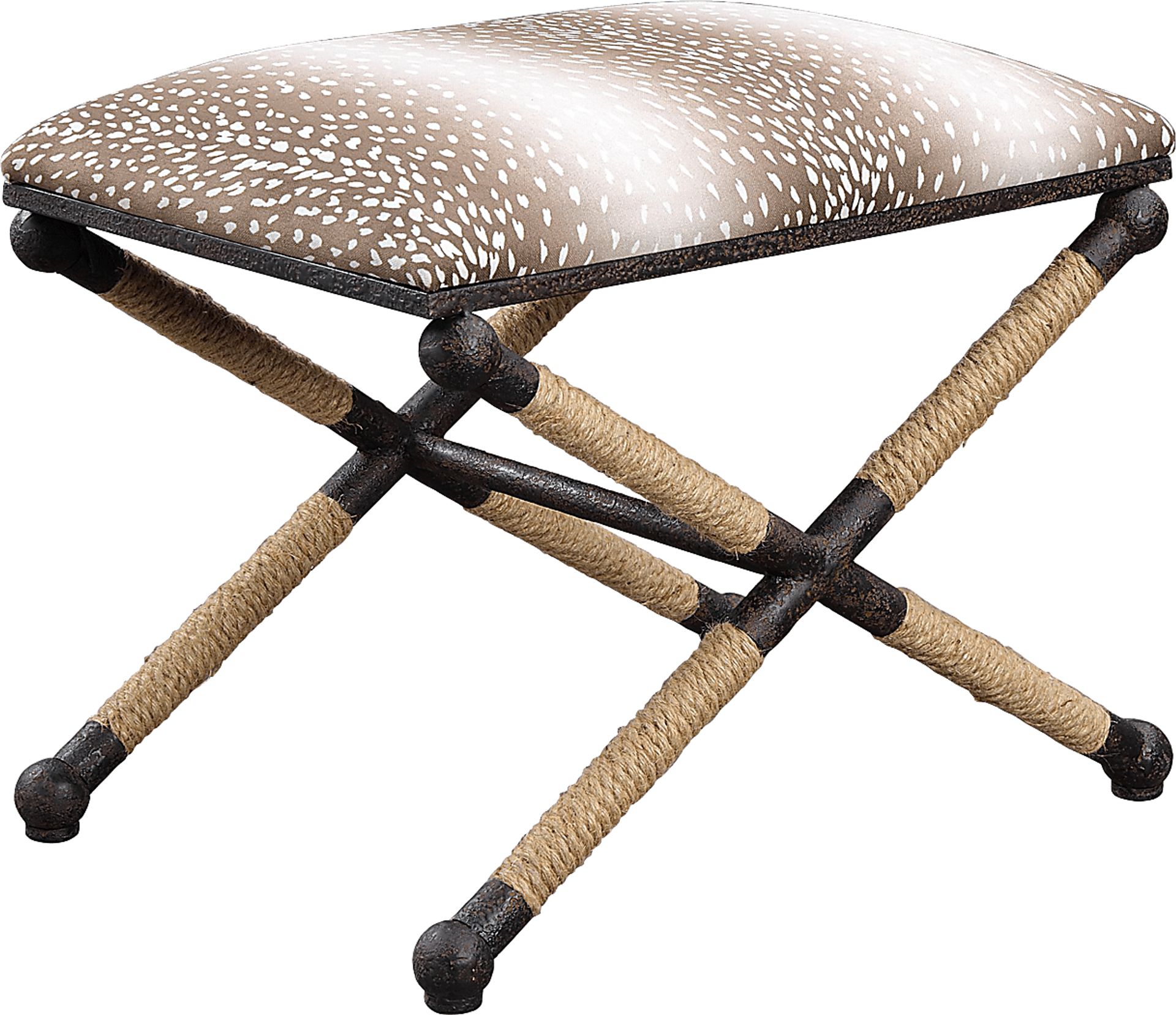 Bruxton Brown Accent Bench - Image 1