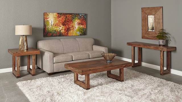 Brownstone Nut Brown Console Table - Thumbnail - Image 4