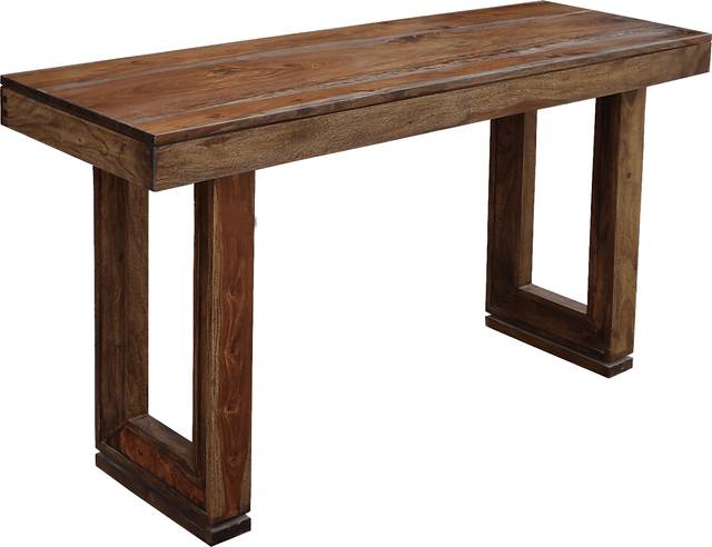 Brownstone Nut Brown Console Table - Thumbnail - Image 1