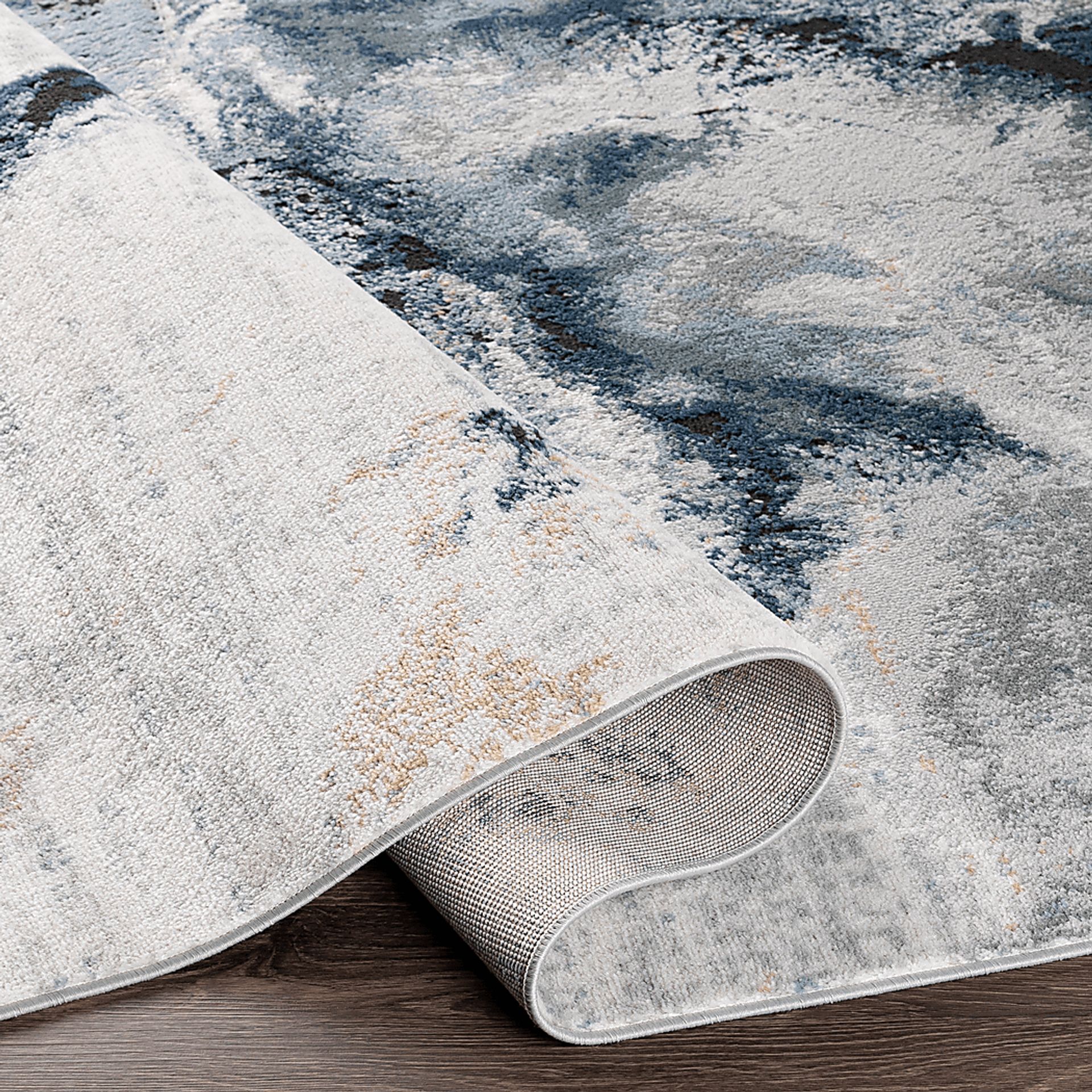 Brycen Blue 5'3 x 7'3 Rug - Image 4