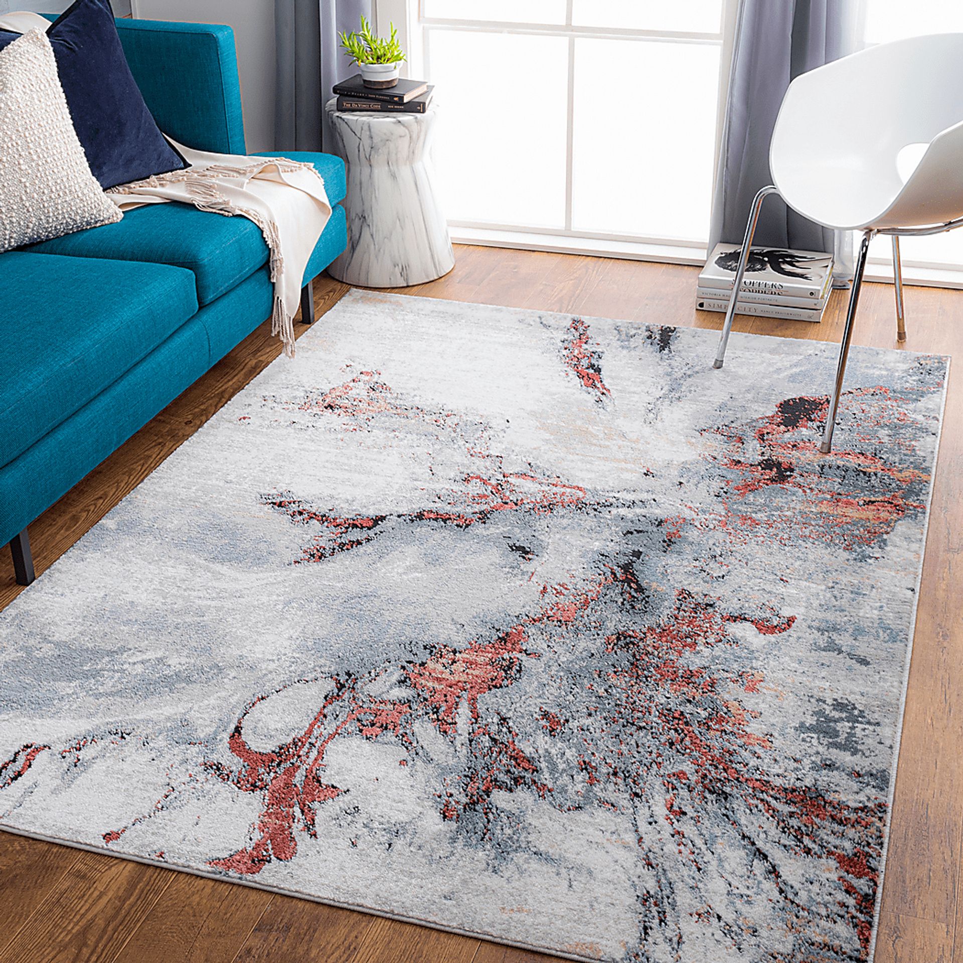 Brycen Gray 7'10 x 10' Rug - Image 7