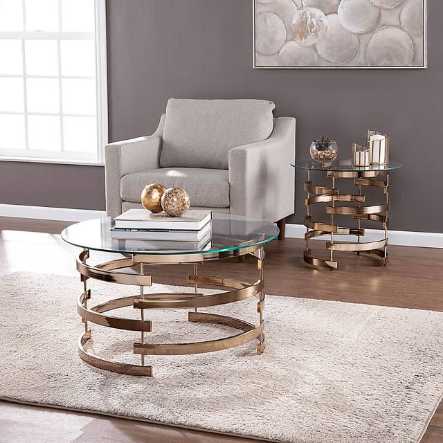 Bryden Gold End Table - Thumbnail - Image 3