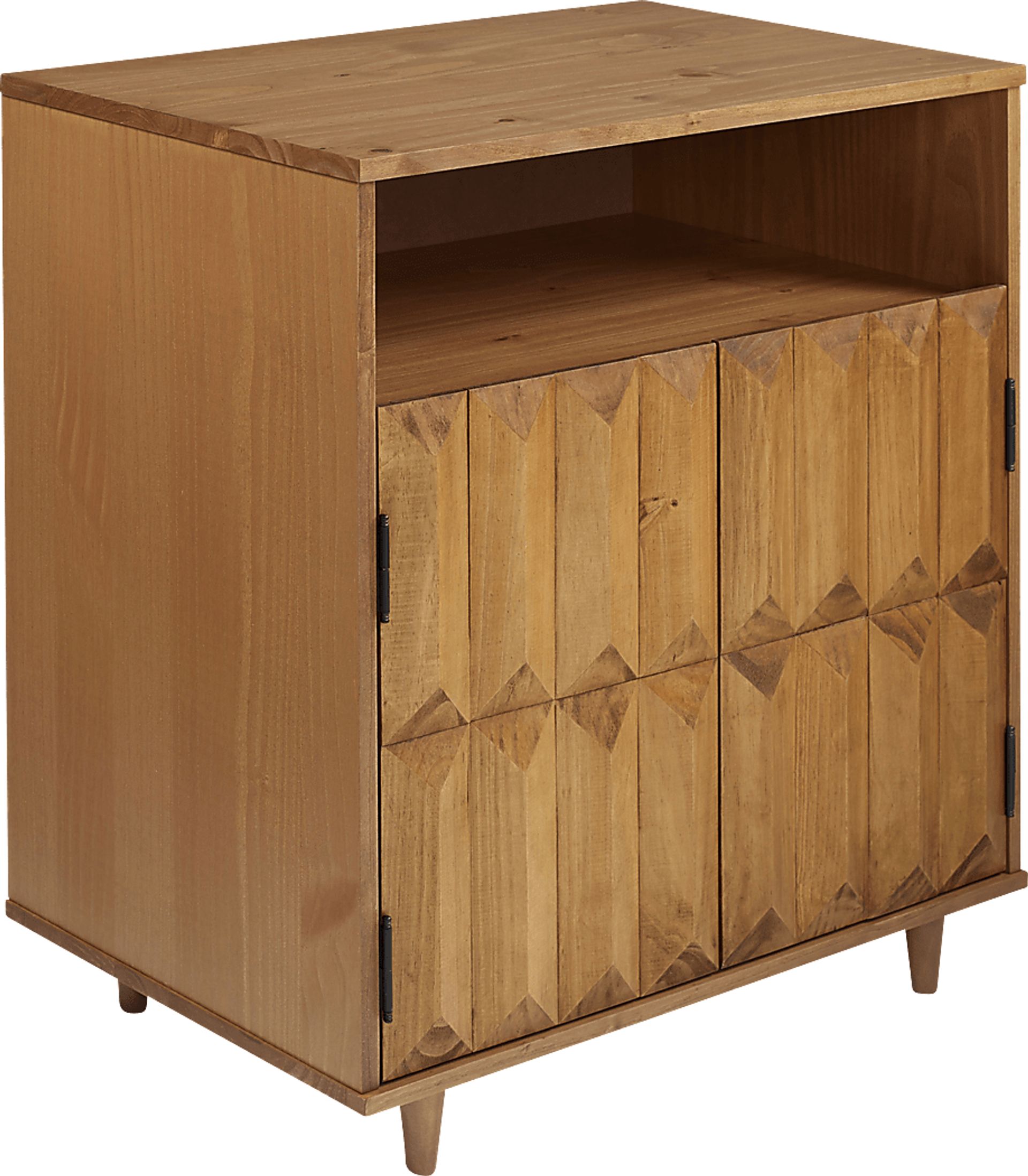 Bryker Caramel Accent Cabinet - Image 1